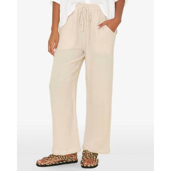 NEW XIRENA devon mid-rise pants in silver slate